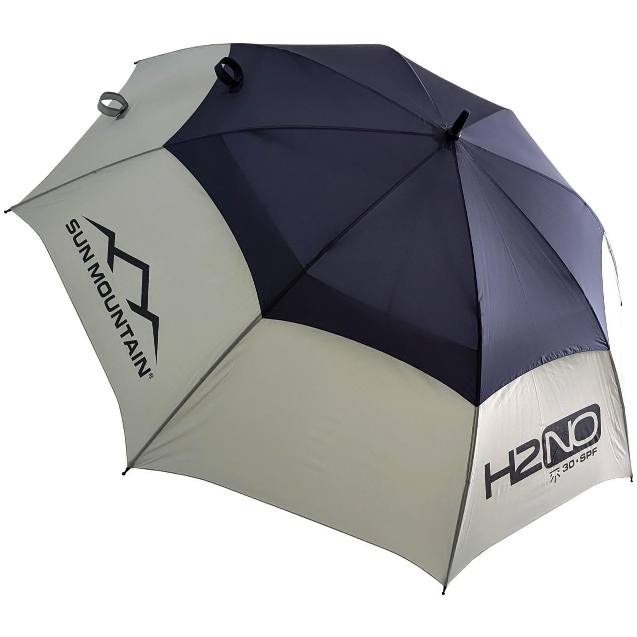 Sun Mountain H2NO 30SPF dáždnik 68", nikl/kadet, tmavo modrá