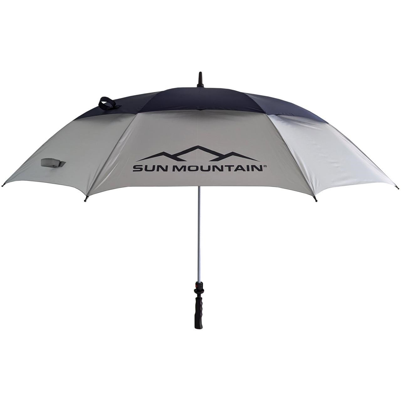 Sun Mountain H2NO 30SPF dáždnik 68", nikl/kadet, tmavo modrá