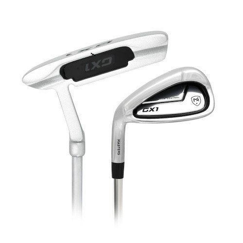 Masters GX1 Gts pánsky golfový set, oceľ, MLH + stand bag, čierny/sivý/biely