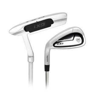 Masters GX1 Gts pánsky golfový set, oceľ, MLH + stand bag, čierny/sivý/biely