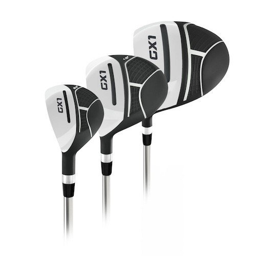 Masters GX1 Gts pánsky golfový set, oceľ, MLH + stand bag, čierny/sivý/biely