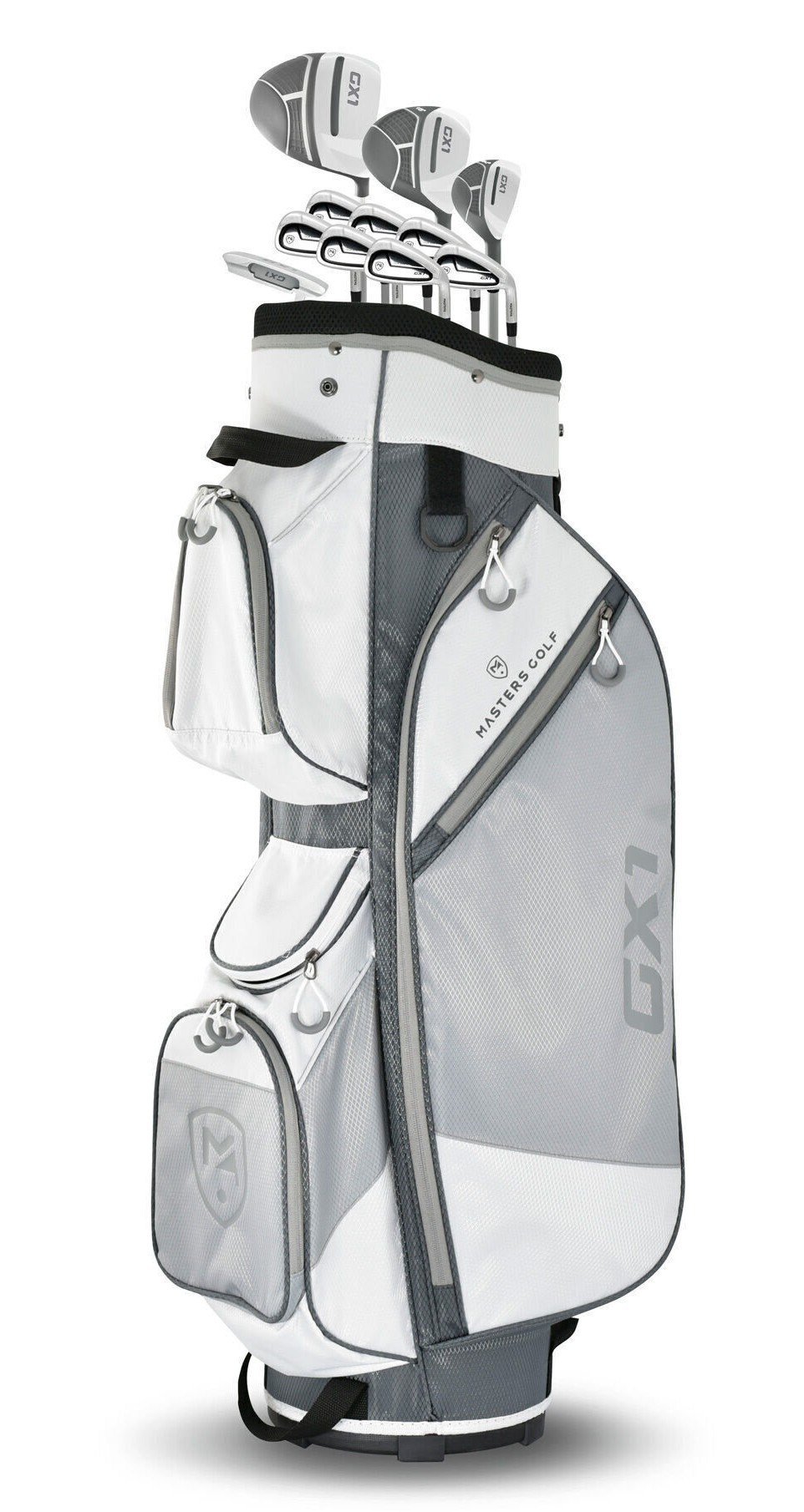 Masters GX1 dámsky golfový set, grafit + cart bag
