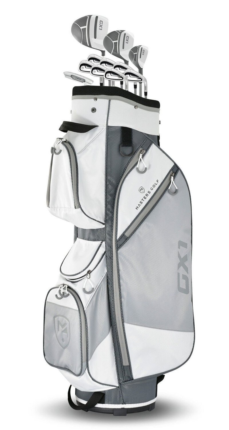 Masters GX1 dámsky golfový set, grafit + cart bag