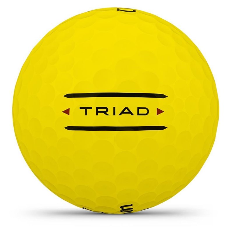 Wilson Triad golfové loptičky 2025, žlté