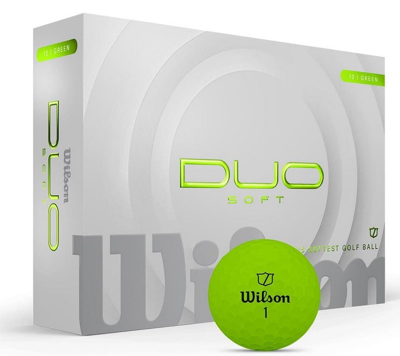 Wilson Duo Soft golfové loptičky, zelené