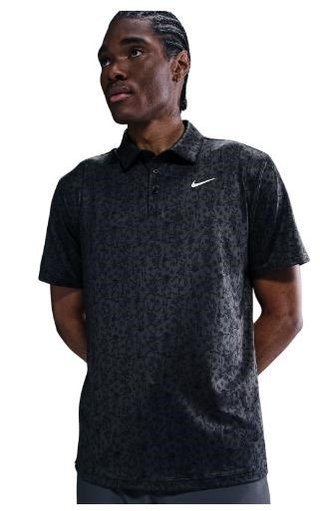 Nike Tour pánske polo, antracit/biela