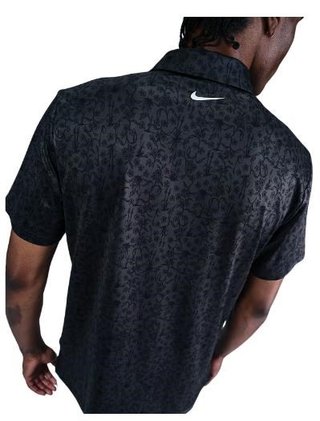 Nike Tour pánske polo, antracit/biela