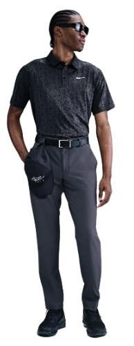 Nike Tour pánske polo, antracit/biela
