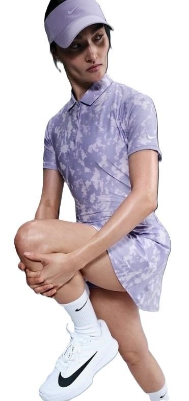 Nike Dri-Fit Victory dámske polo, lilac ice/white