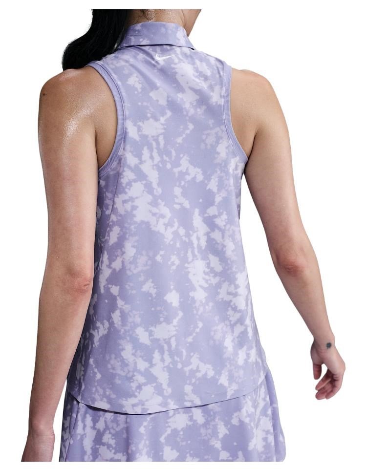 Nike Dri-Fit Victory dámske polo, lilac ice/white