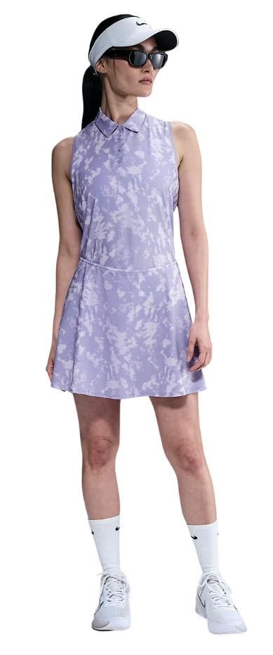 Nike Dri-Fit Victory dámske polo, lilac ice/white