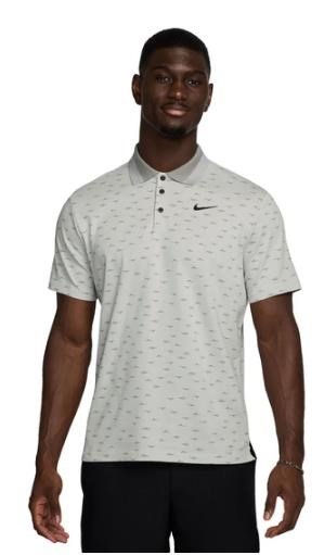 Nike Dri-Fit Tour Micro Print pánske polo, photon dust