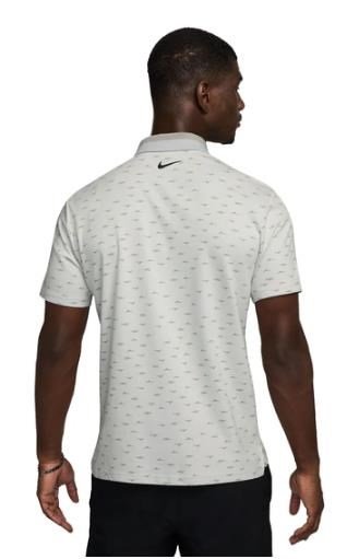 Nike Dri-Fit Tour Micro Print pánske polo, photon dust