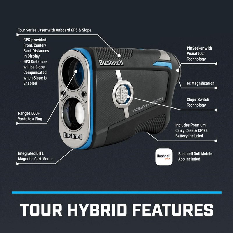 Bushnell Tour Hybrid laserový diaľkomer (Slope)