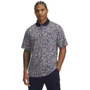 Under Armour Matchplay Printed pánske polo, blue/flower