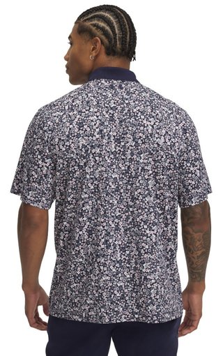 Under Armour Matchplay Printed pánske polo, blue/flower