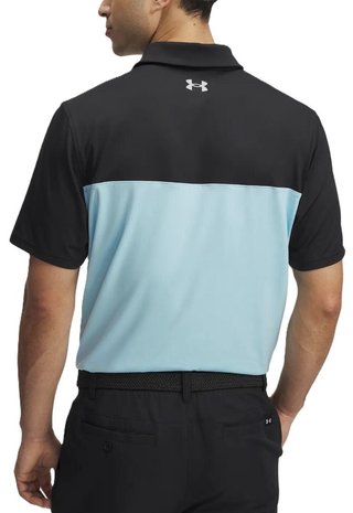 Under Armour T2G Color Block pánske polo, čierne