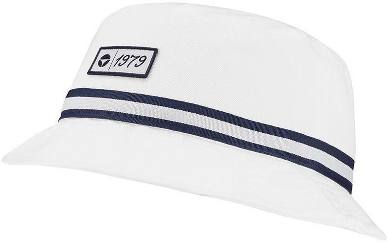 TaylorMade Vintage Twill Bucket klobúk, biely