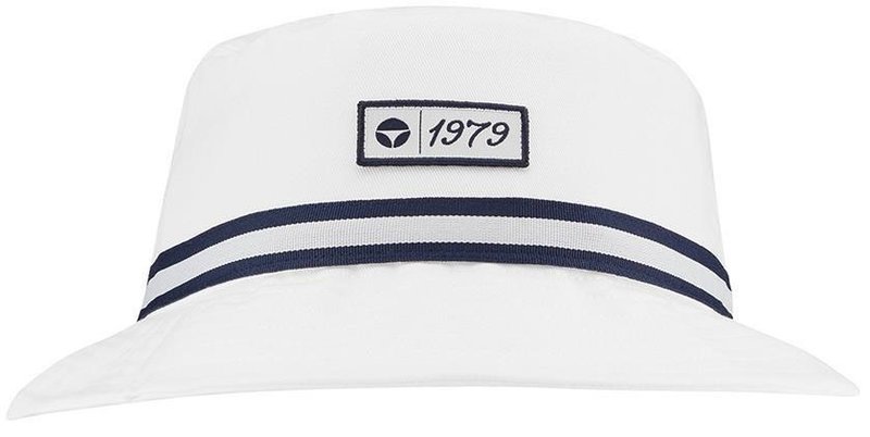 TaylorMade Vintage Twill Bucket klobúk, biely