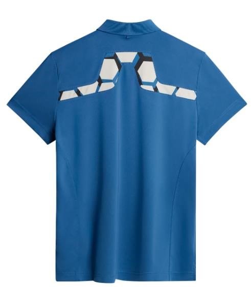 J.Lindeberg KV Tour Golf pánske polo, tmavo modré
