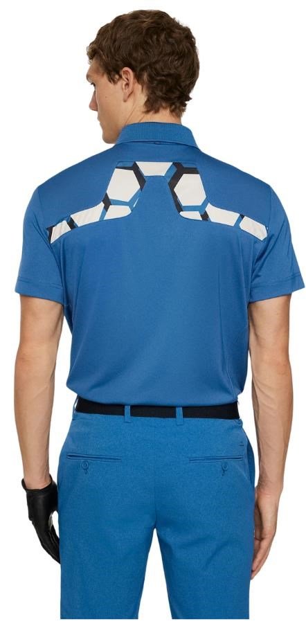 J.Lindeberg KV Tour Golf pánske polo, tmavo modré