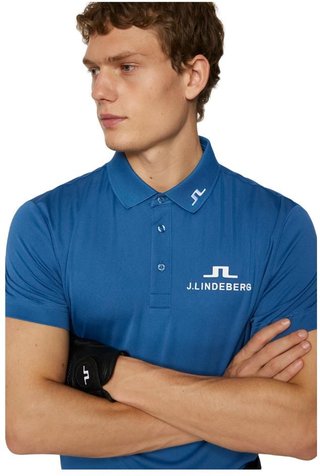 J.Lindeberg KV Tour Golf pánske polo, tmavo modré