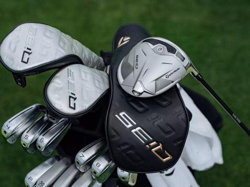TaylorMade Qi35 Designer Series Silver pánsky driver