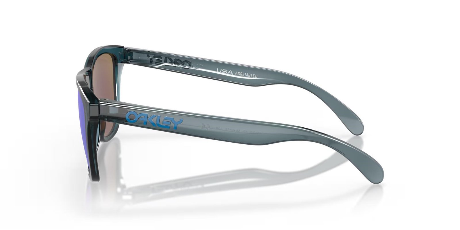 Oakley Frogskins slnečné okuliare, Prizm Sapphire Polarized Lenses/Crystal Black