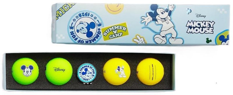 Volvik VIVID Lite DISNEY MICKEY Mouse 2.0 golfové loptičky, mix barev
