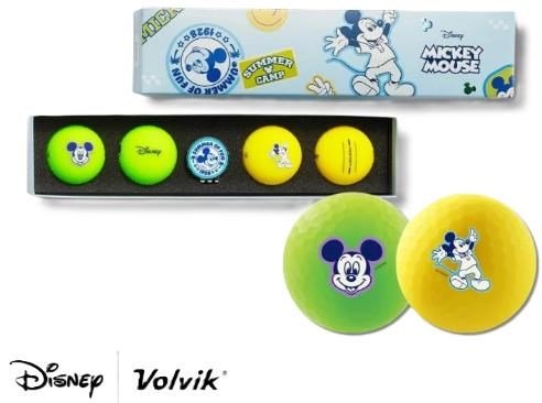 Volvik VIVID Lite DISNEY MICKEY Mouse 2.0 golfové loptičky, mix barev