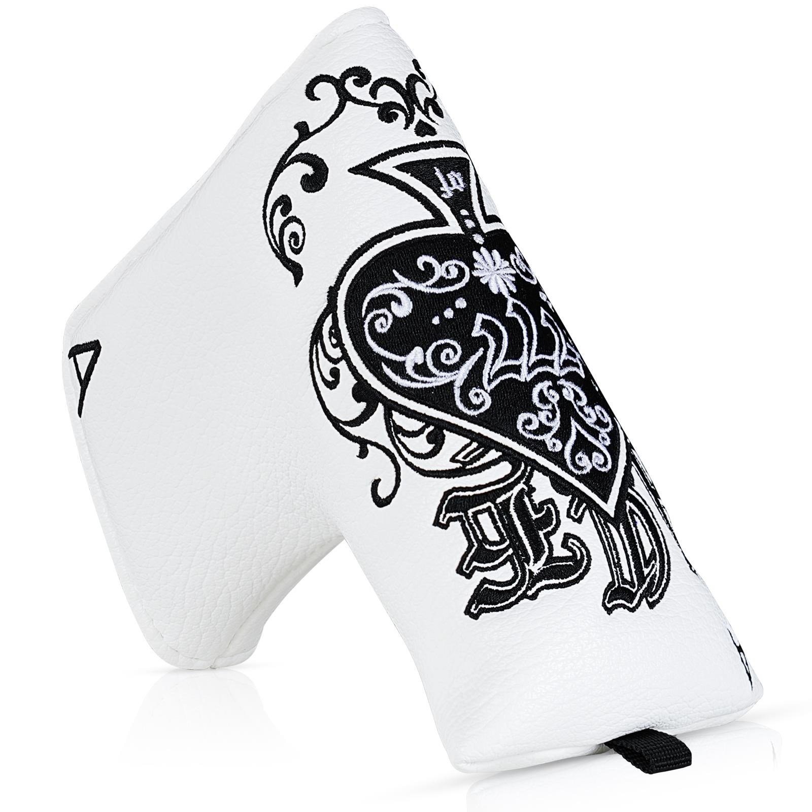 White Ace Putter headcover kryt hlavy