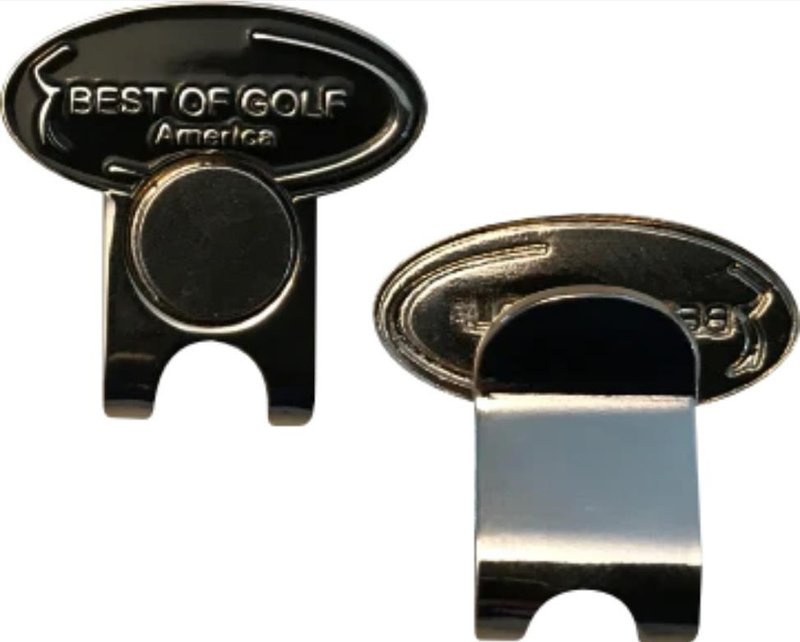 Best of Golf America Best of Golf America Hat Clip markovátka, čierna