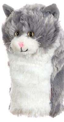 Daphne's Headcovers Grey And White Cat driver kryt hlavy