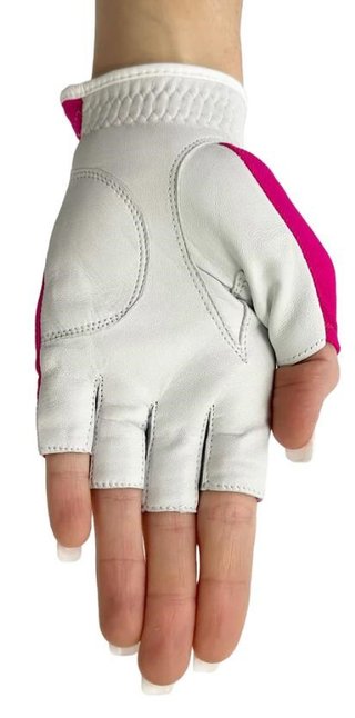Best of Golf America Half Finger dámska rukavica, ružová