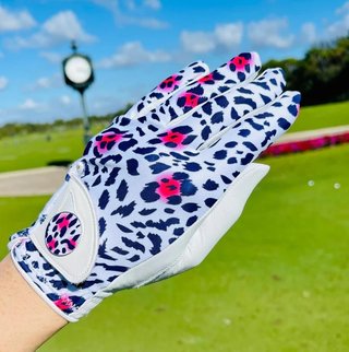 Best of Golf America Ladybird dámska golfová rukavica, bielo/ružová