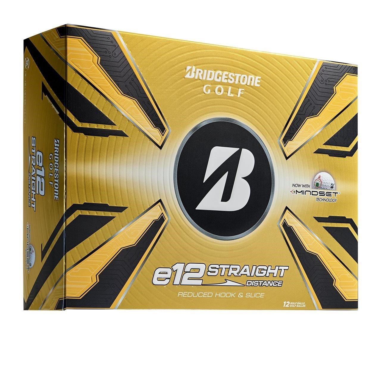 Bridgestone e12 Straight MindSet golfové loptičky