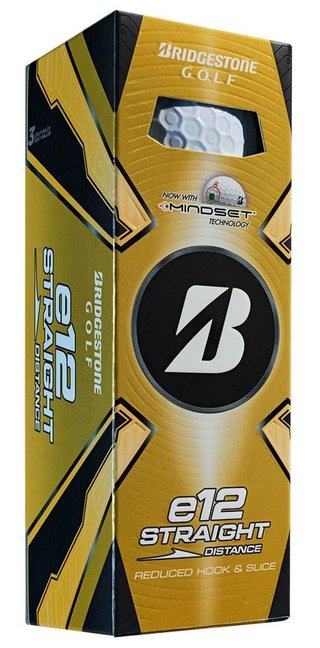 Bridgestone e12 Straight MindSet golfové loptičky