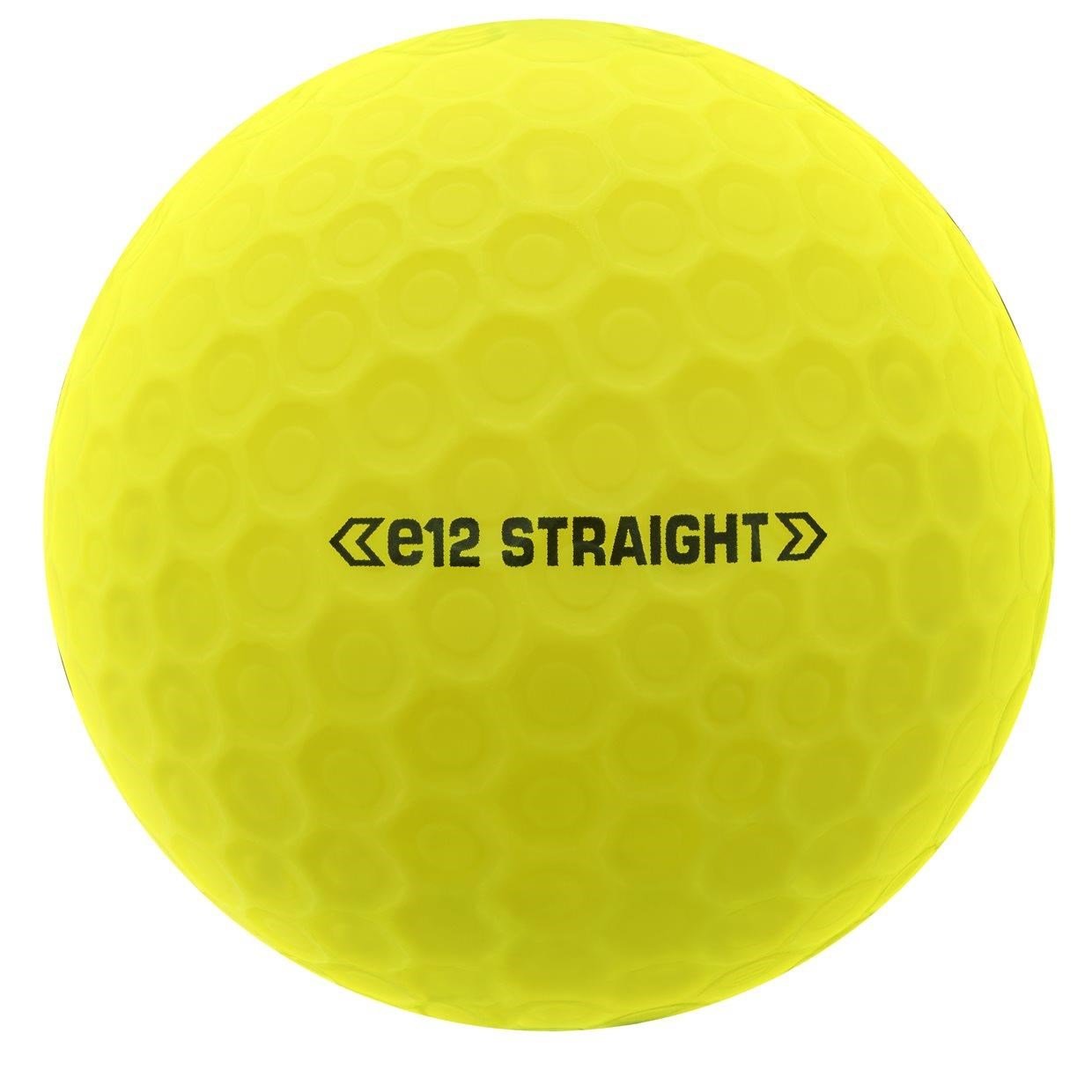 Bridgestone e12 Straight MindSet golfové loptičky, žlté