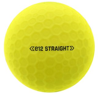 Bridgestone e12 Straight MindSet golfové loptičky, žlté