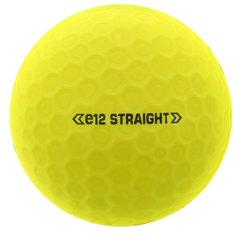 Bridgestone e12 Straight MindSet golfové loptičky, žlté