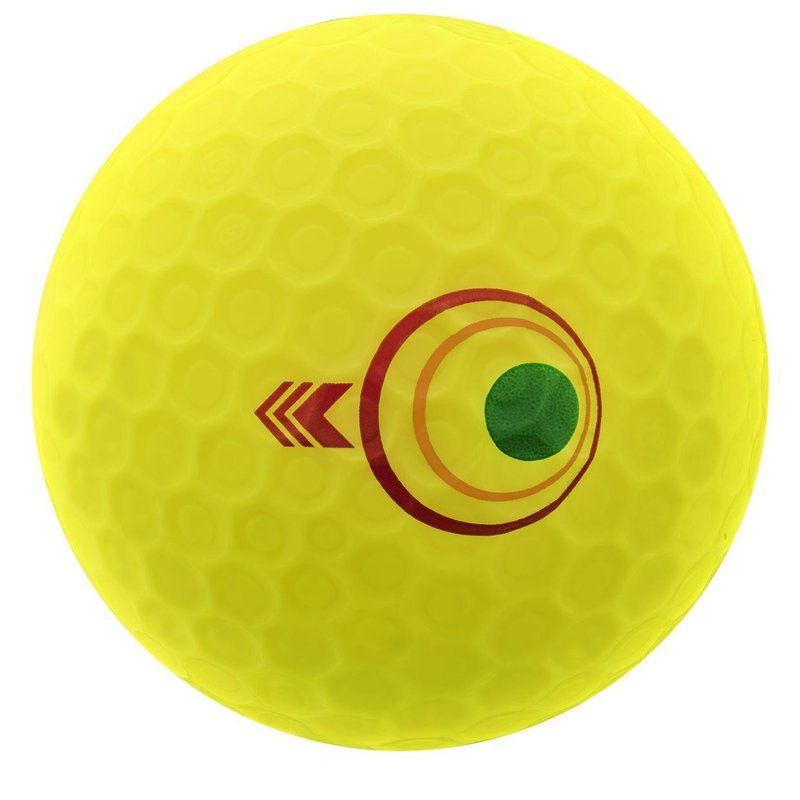 Bridgestone e12 Straight MindSet golfové loptičky, žlté