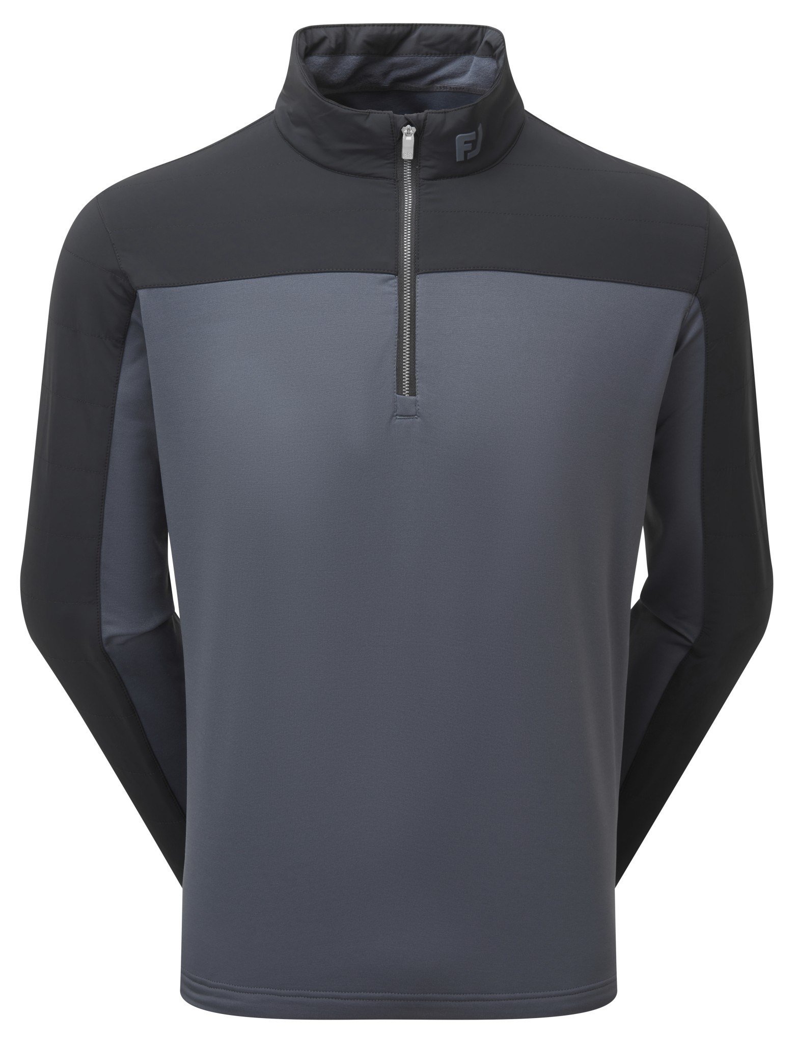 FootJoy ThermoSeries Hybrid Midlayer pánska mikina, čierna/charcoal