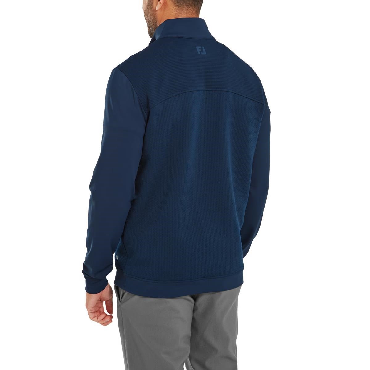 FootJoy ThermoSeries Ottoman Midlayer pánska mikina, navy