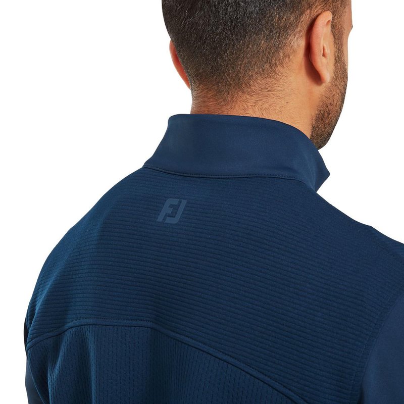FootJoy ThermoSeries Ottoman Midlayer pánska mikina, navy