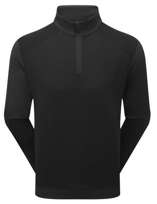 FootJoy ThermoSeries Ottoman Midlayer pánska mikina, čierna