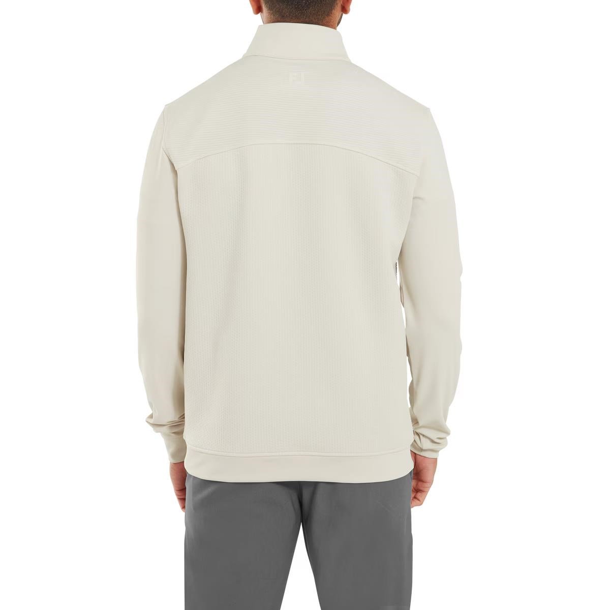 FootJoy ThermoSeries Ottoman Midlayer pánska mikina, stone