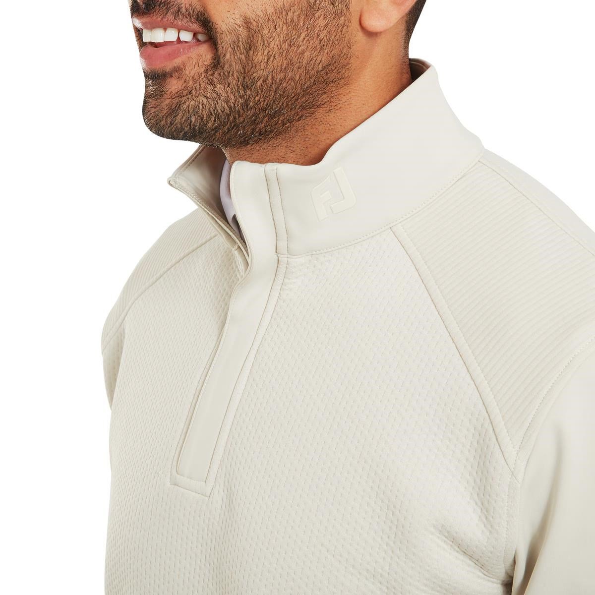 FootJoy ThermoSeries Ottoman Midlayer pánska mikina, stone