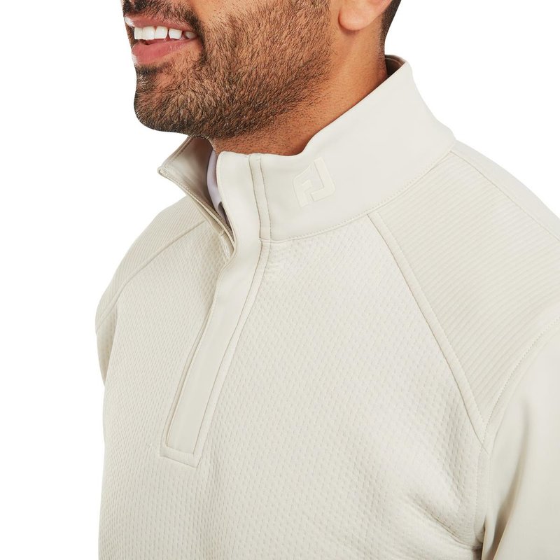 FootJoy ThermoSeries Ottoman Midlayer pánska mikina, stone