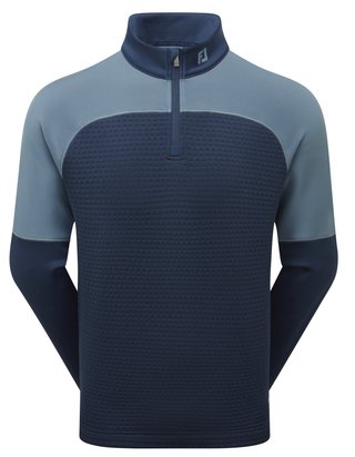 FootJoy ThermoSeries Jacquard Midlayer pánska mikina, navy slate