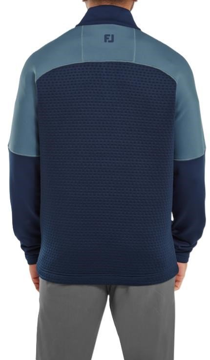 FootJoy ThermoSeries Jacquard Midlayer pánska mikina, navy slate